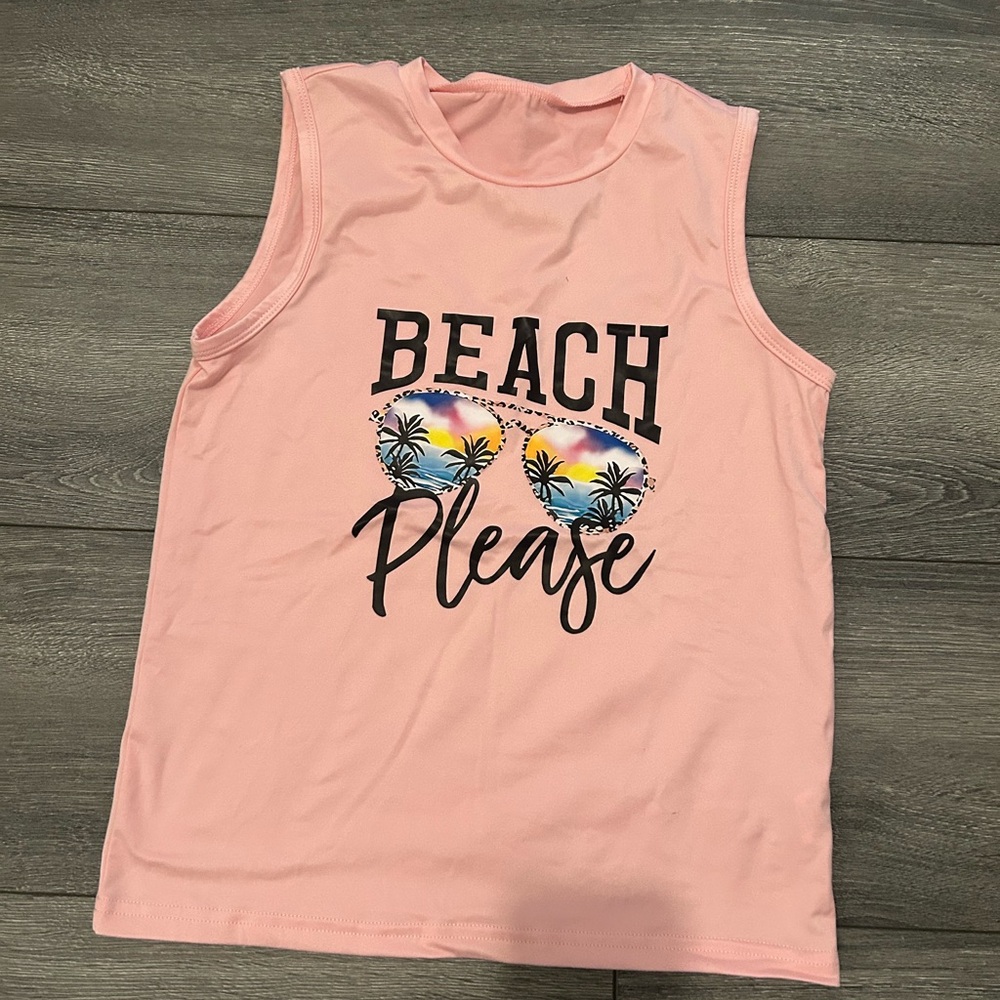 Girls beach tank top size 11Y